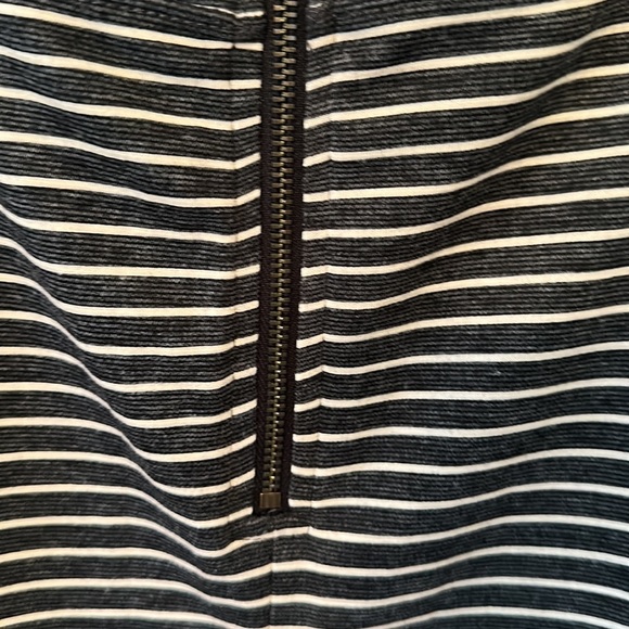 High wasted fitted skirt. Black with white stripes. Never worn before! - Picture 4 of 5
